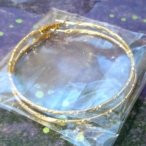 fashion gold tone sensative ears leaver back new